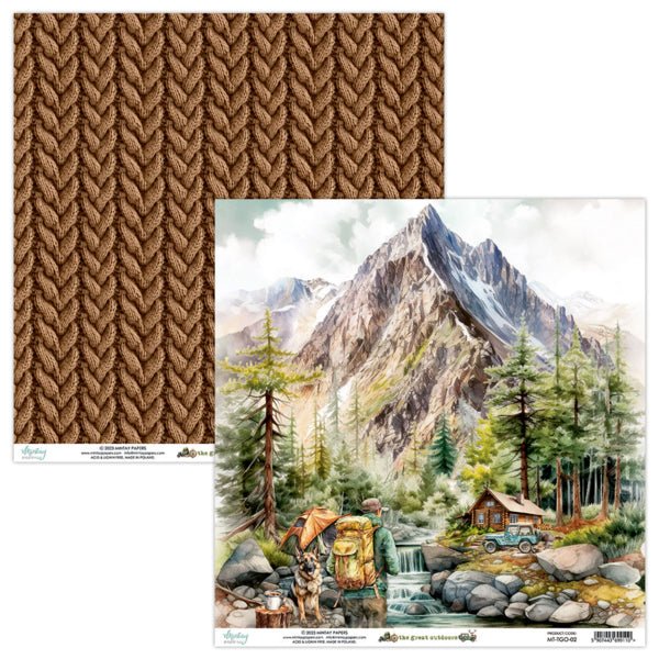 Mintay The Great Outdoors 12 x 12 Paper Set - Craftywaftyshop