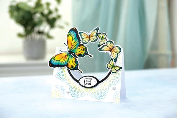 Sheena Douglass Bold Butterflies Stamp and Die Red Admiral Butterfly