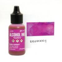 Tim Holtz Alcohol Ink Raspberry by Ranger - Craftywaftyshop